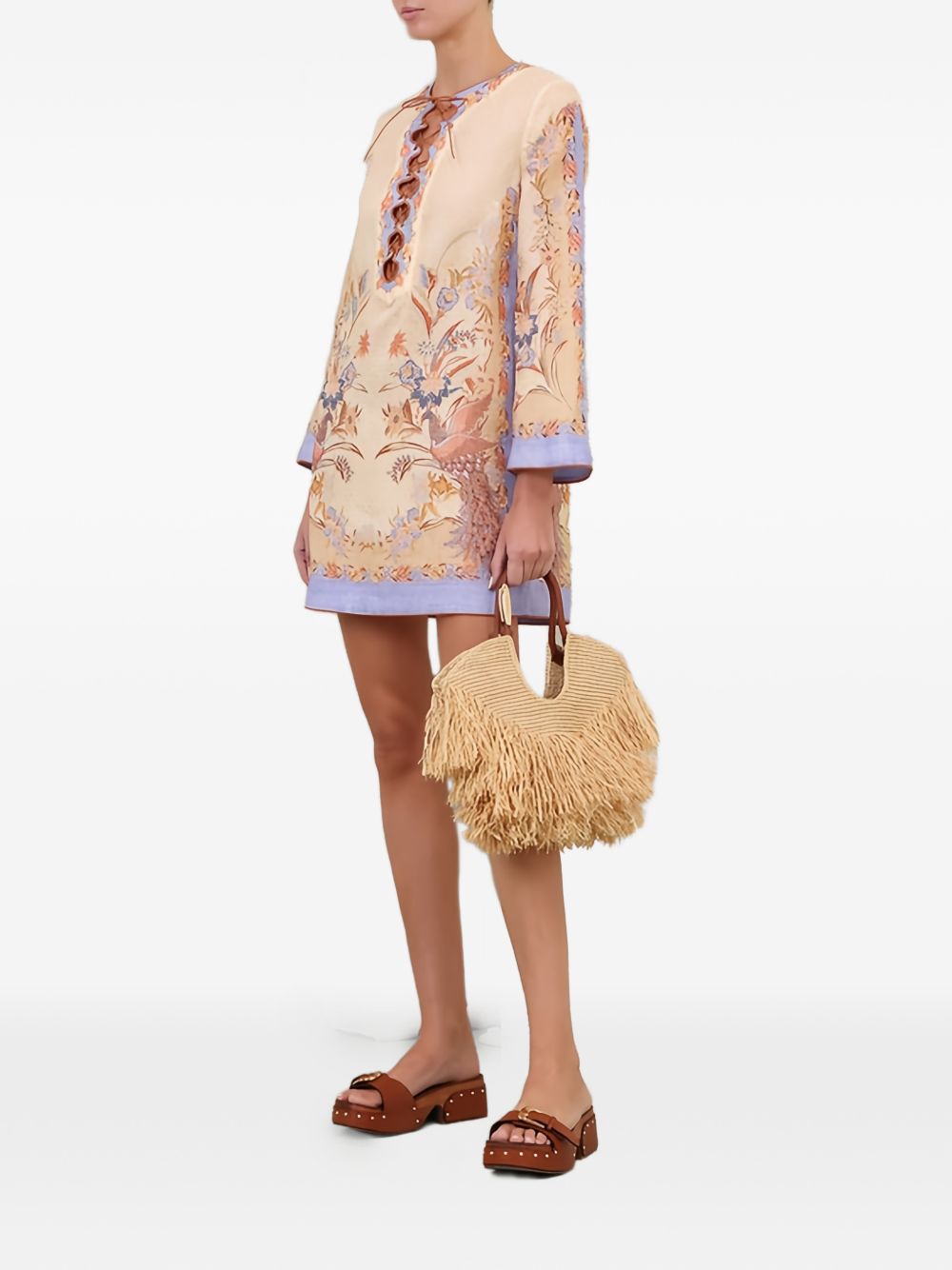 Zimmermann Indra Linen Mini Dress