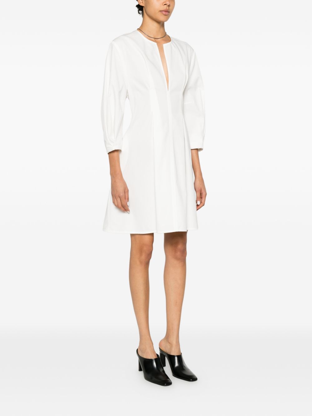Toteme Main Baloon Sleeve Cotton Dress