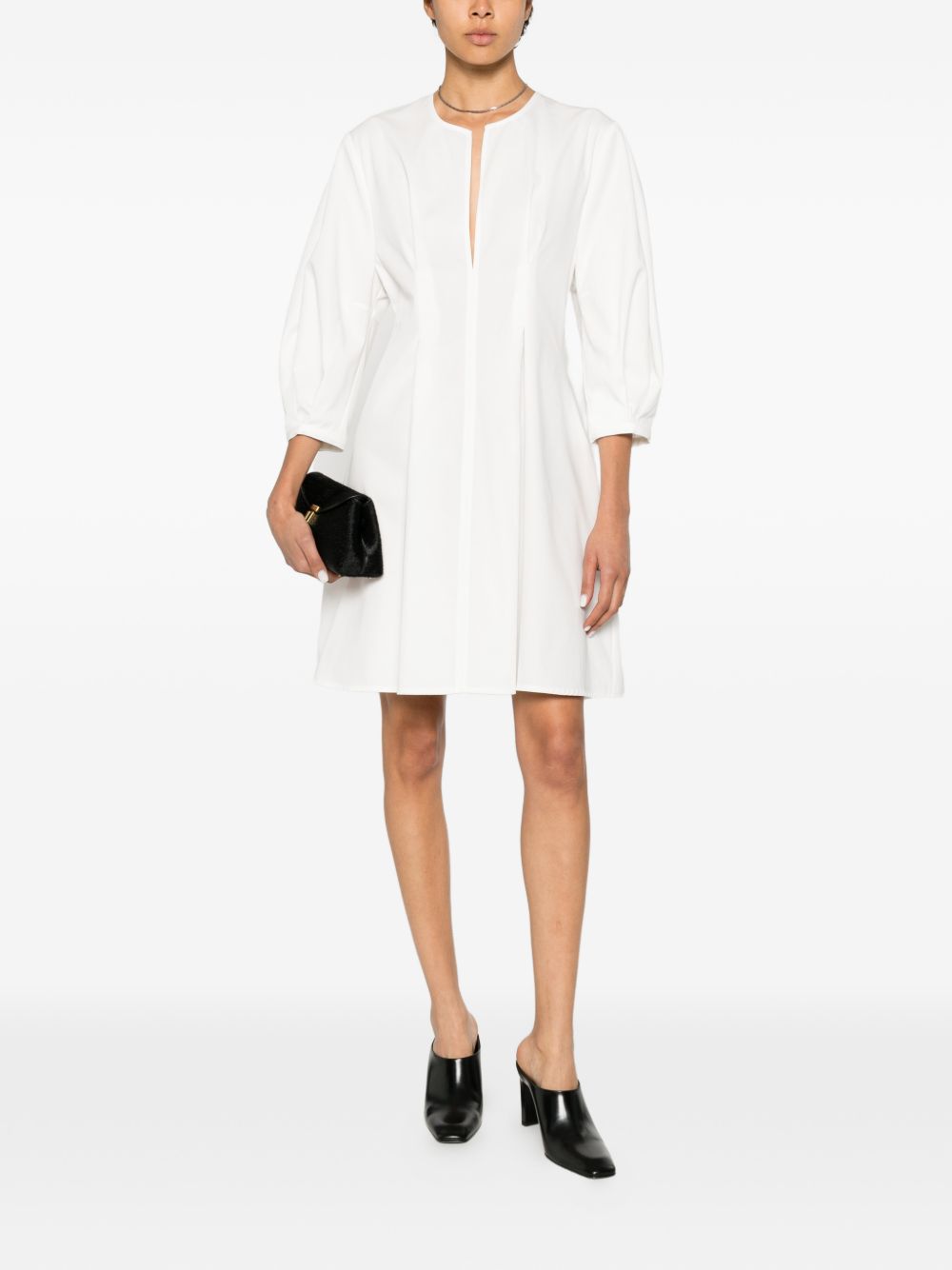 Toteme Main Baloon Sleeve Cotton Dress
