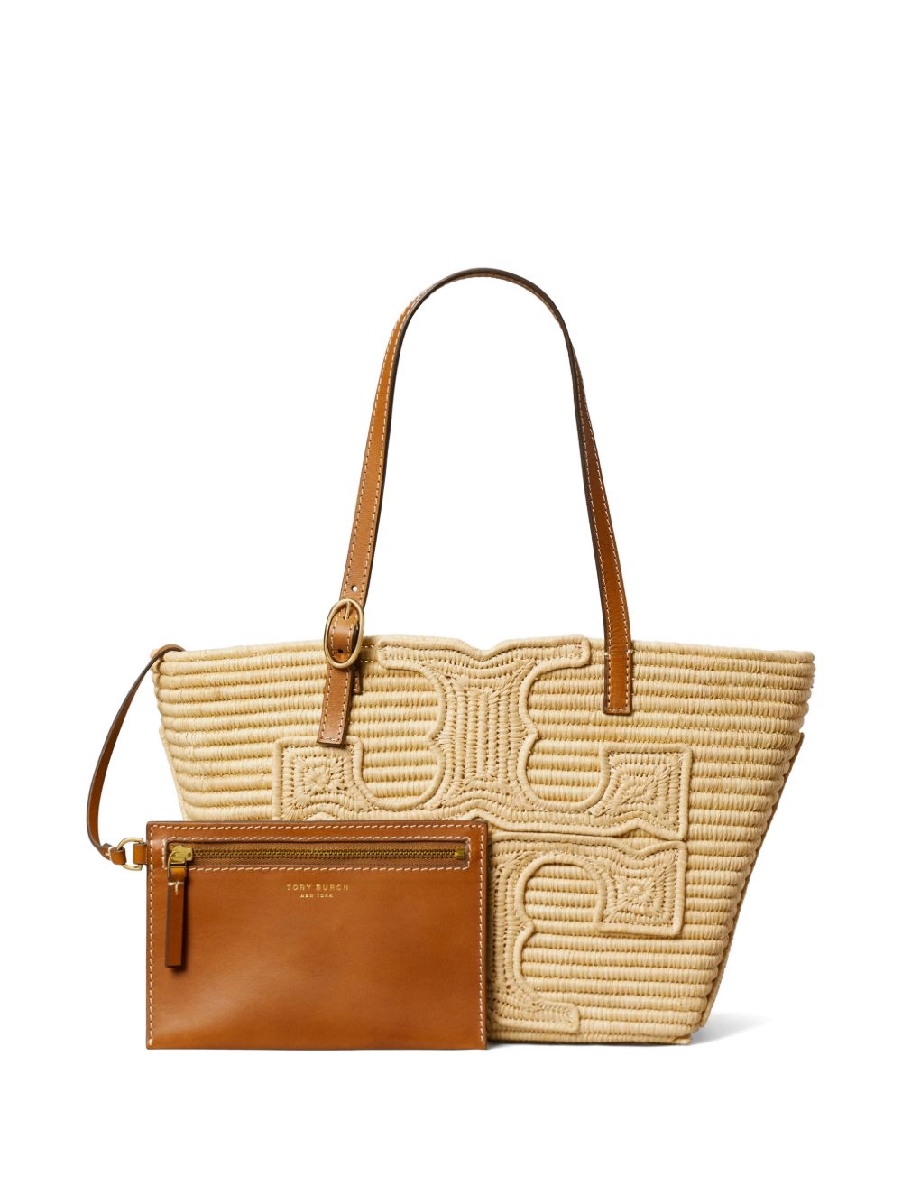Tory Burch Ella Small Straw Tote Bag