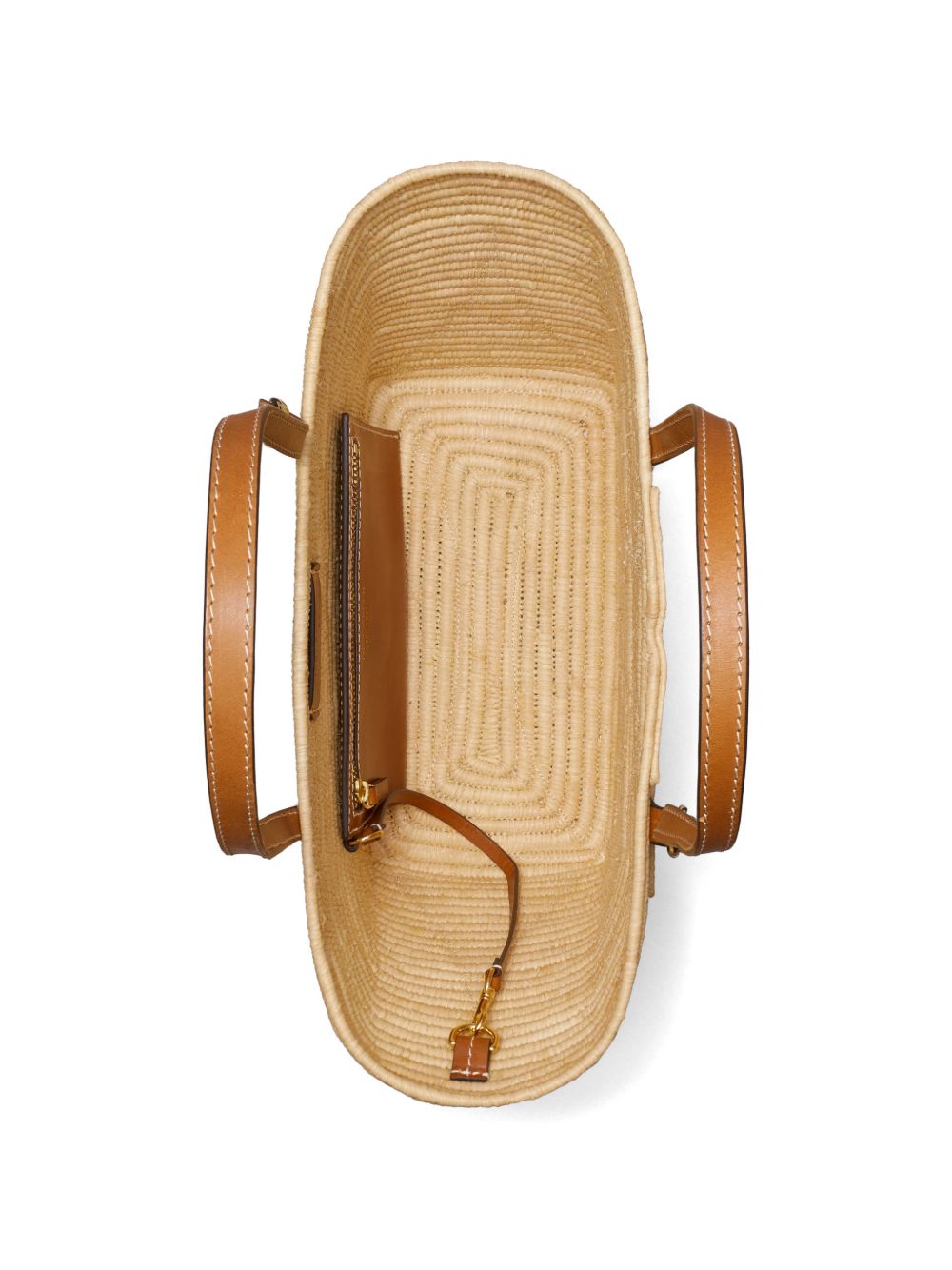 Tory Burch Ella Small Straw Tote Bag
