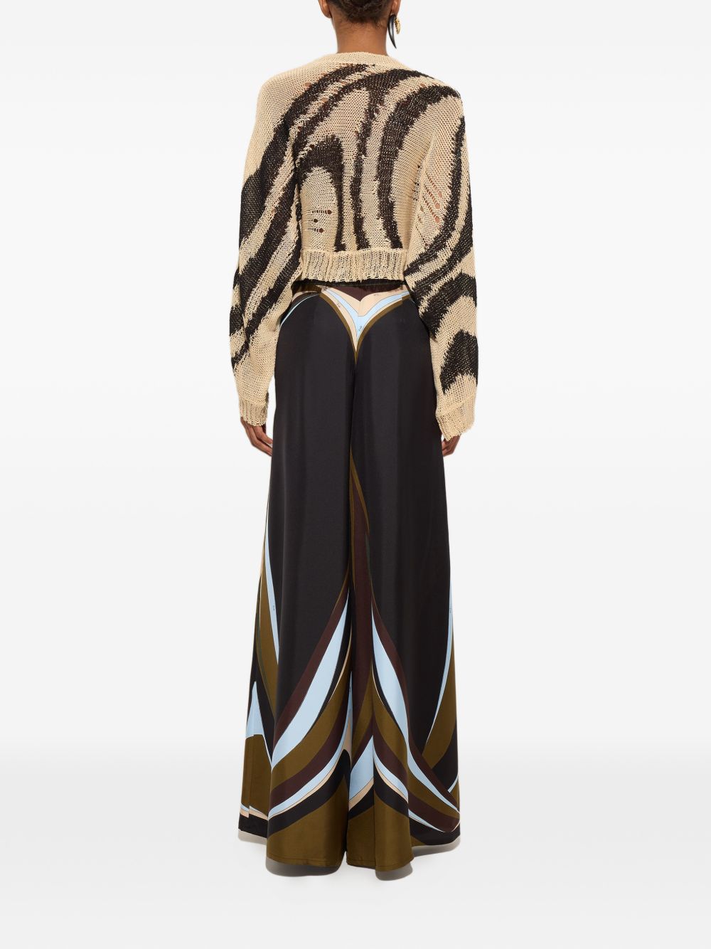 Pucci Printed Silk Trousers