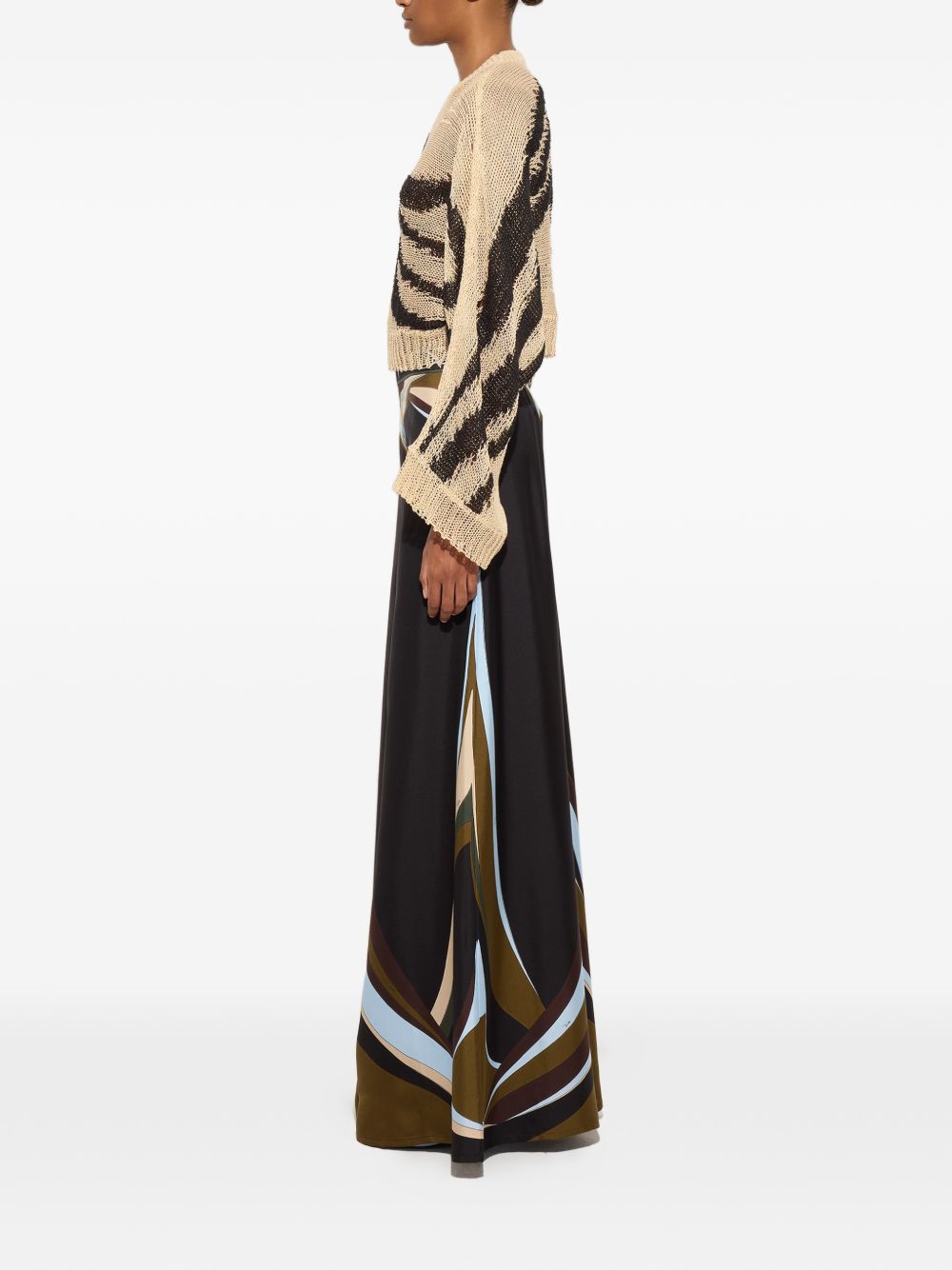 Pucci Printed Silk Trousers