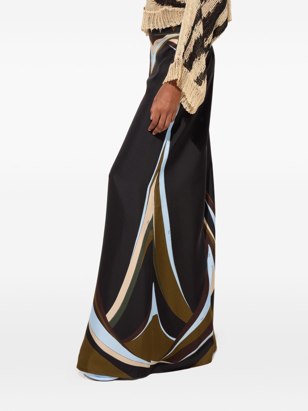 Pucci Printed Silk Trousers