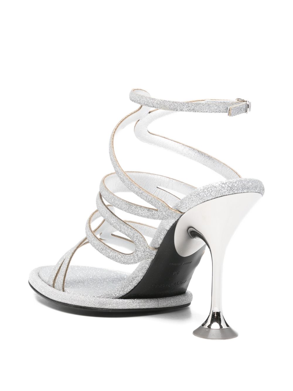 Sergio Rossi Glittered Heel Sandals