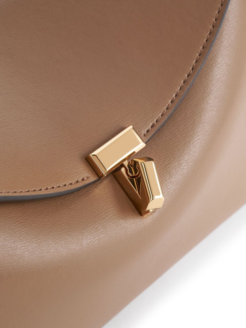 Toteme Pre T Lock Leather Clutch