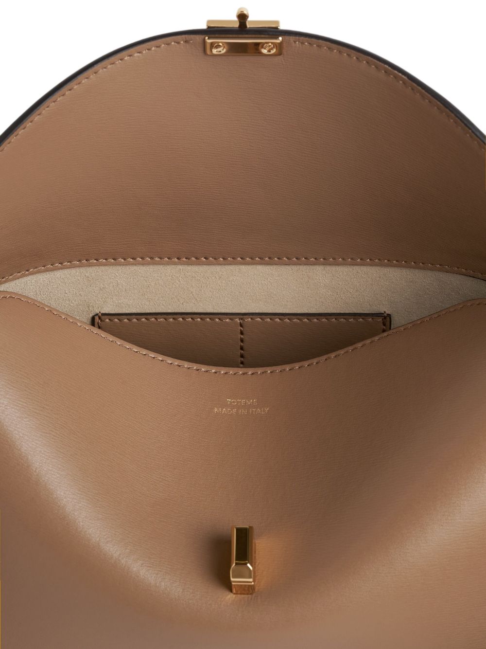 Toteme Pre T Lock Leather Clutch