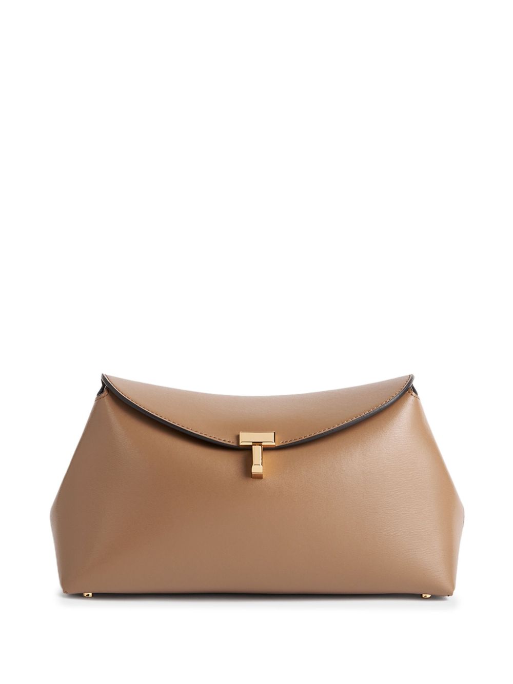 Toteme Pre T Lock Leather Clutch