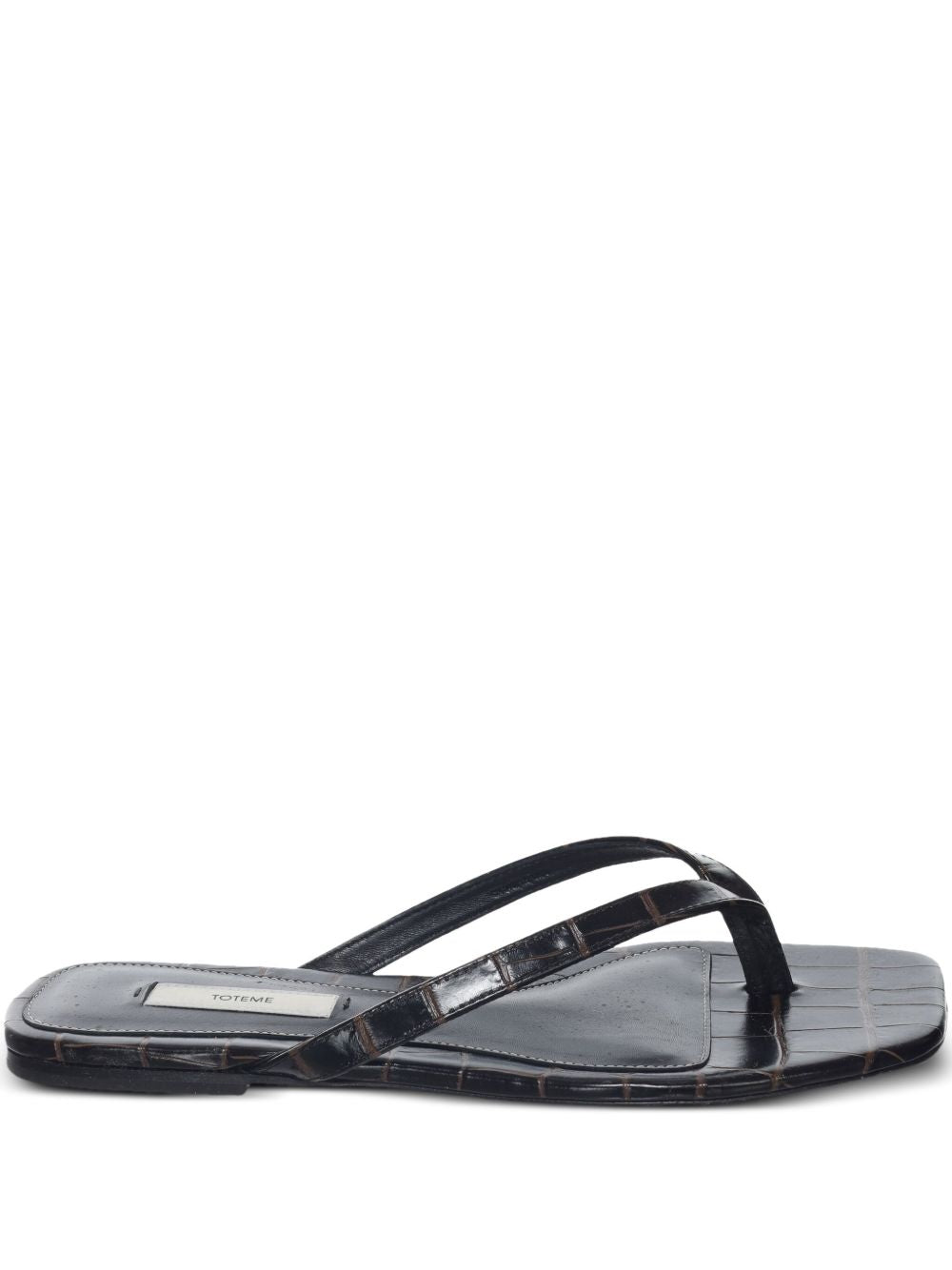 Toteme Pre Leather Flat Thong Sandals