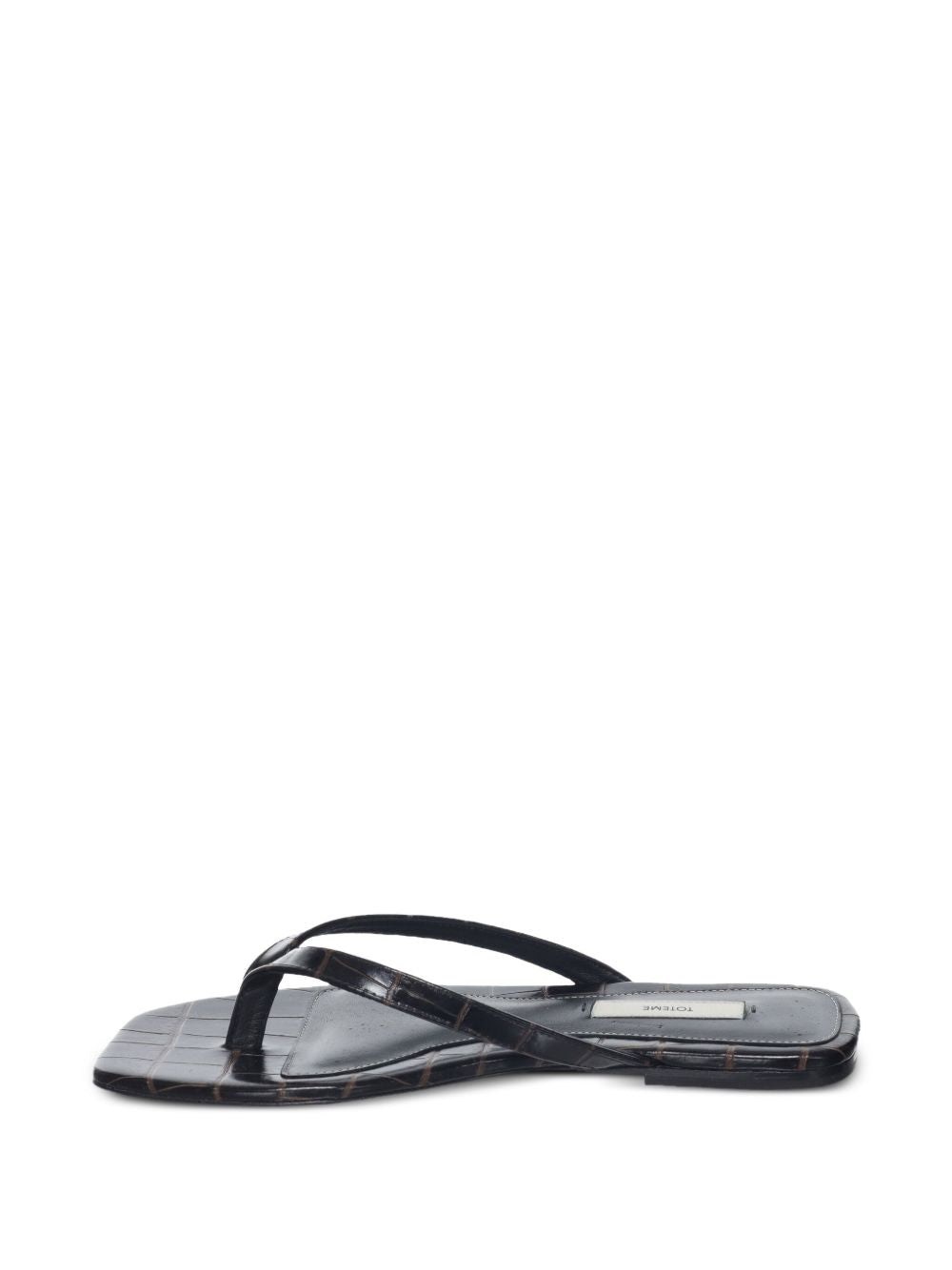 Toteme Pre Leather Flat Thong Sandals