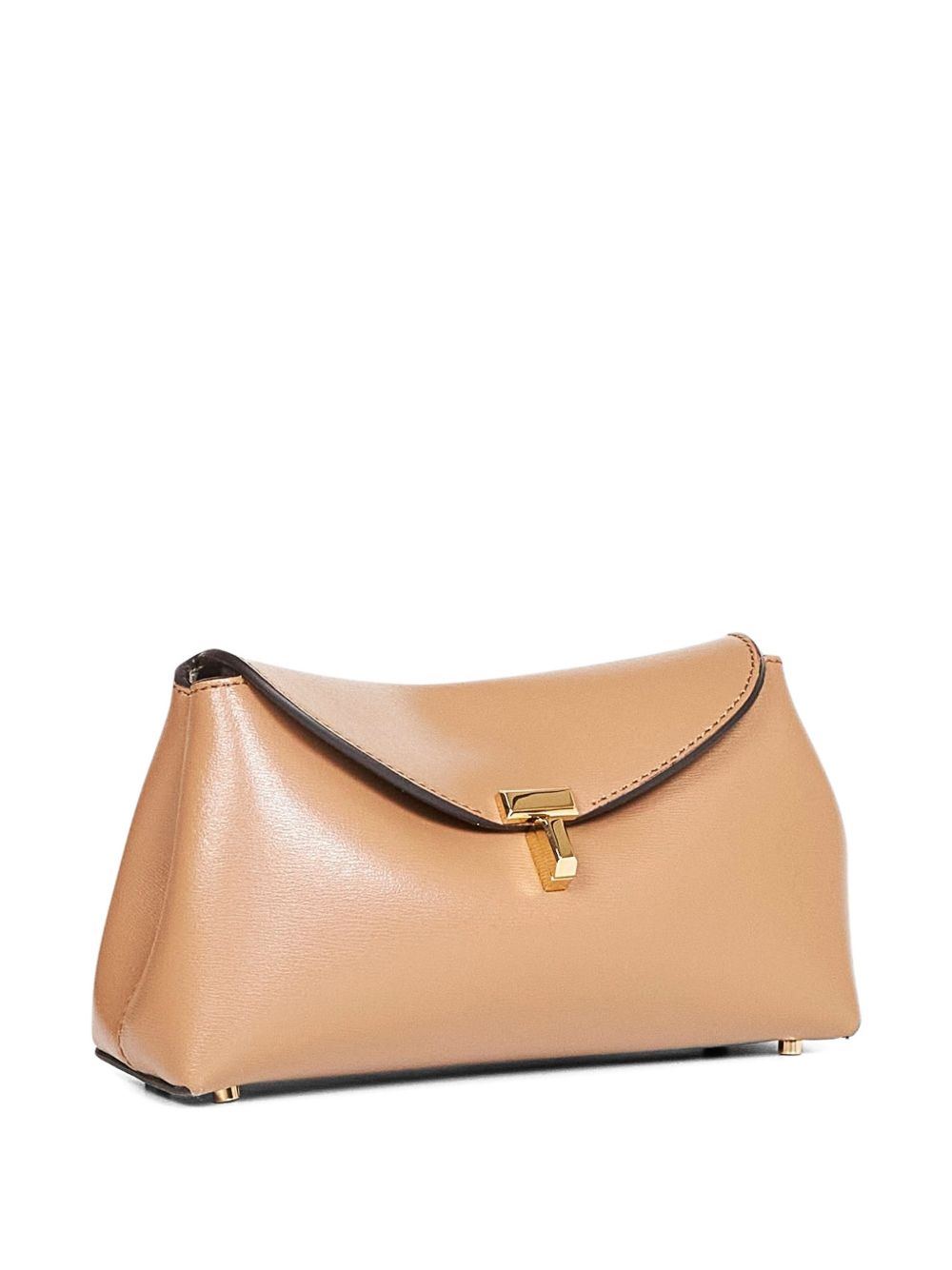 Toteme Pre T Lock Mini Leather Clutch