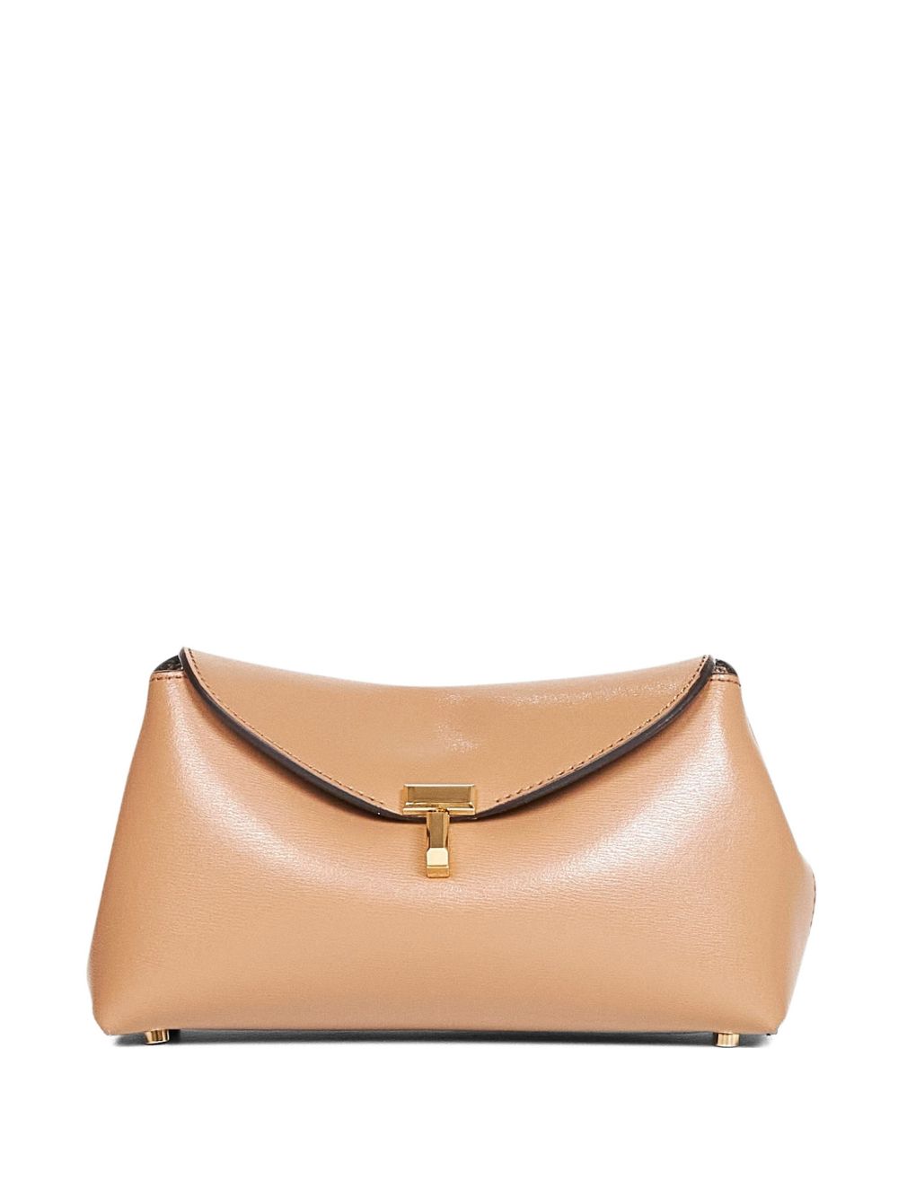 Toteme Pre T Lock Mini Leather Clutch