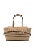 Moschino Tie Me Leather Handbag