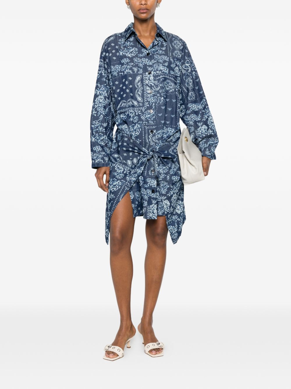 Emporio Armani Cotton Chemisier Dress