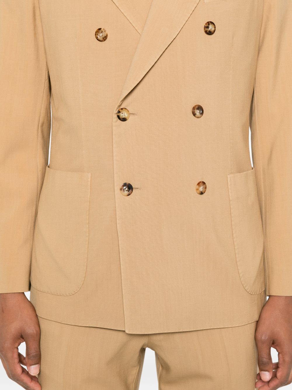 Boglioli Wool Double Breasted Suit