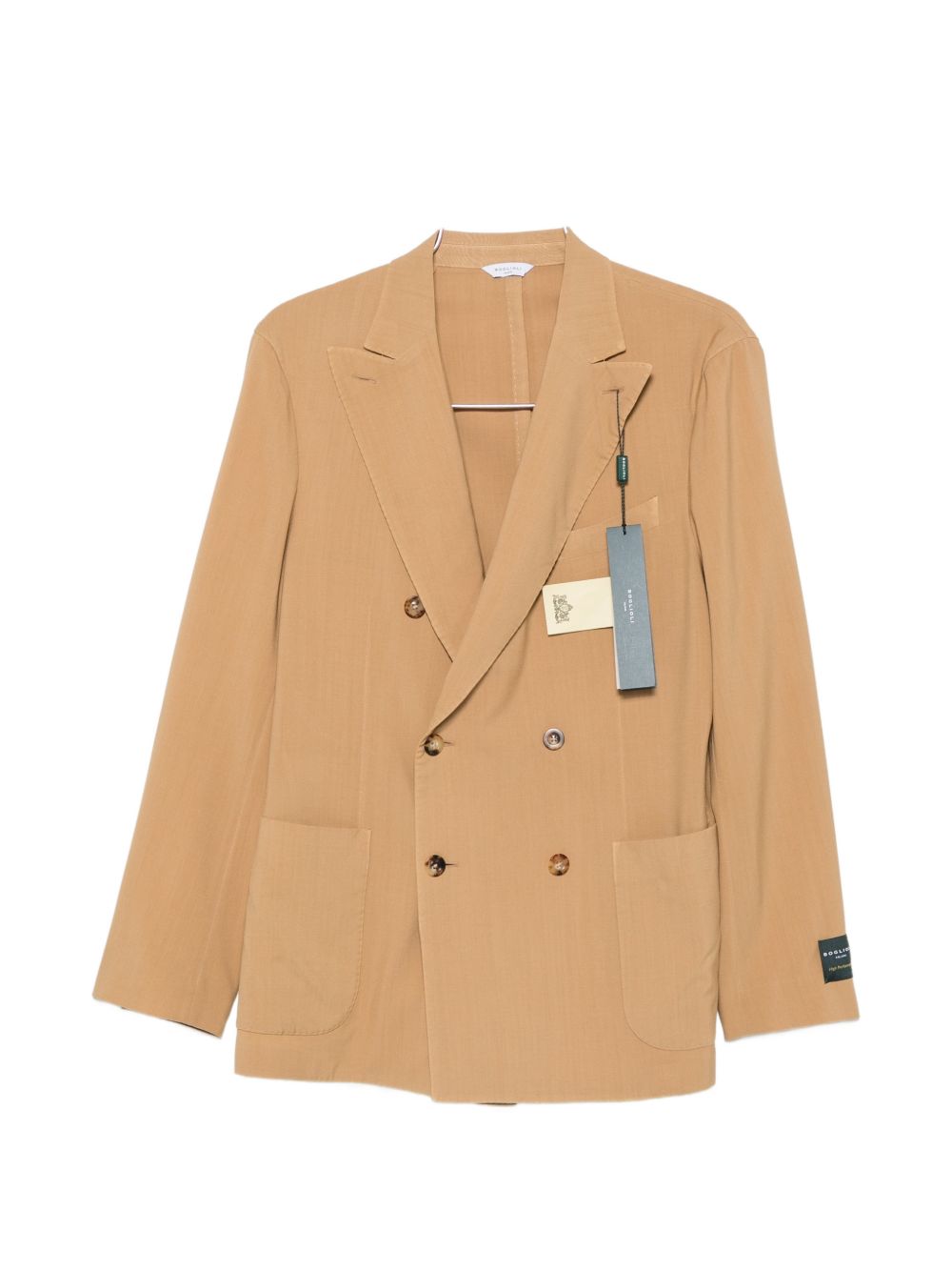 Boglioli Wool Double Breasted Suit