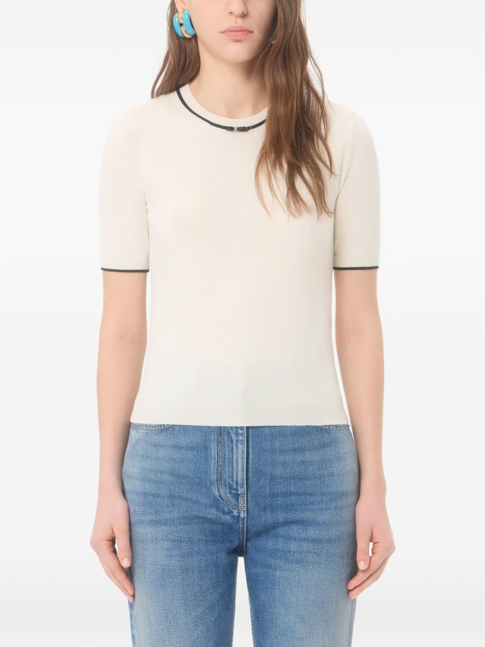 Valentino Wool Crewneck Sweater