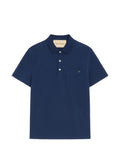 Valentino V Gold Cotton Polo Shirt