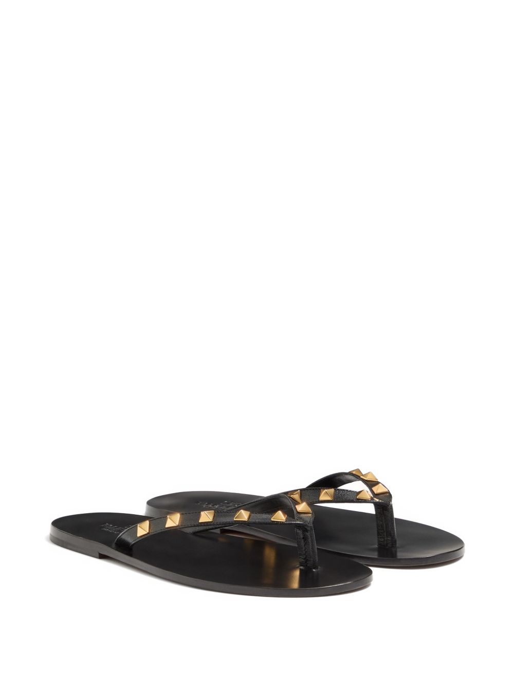 Valentino Garavani Rockstud Leather Thong Sandals