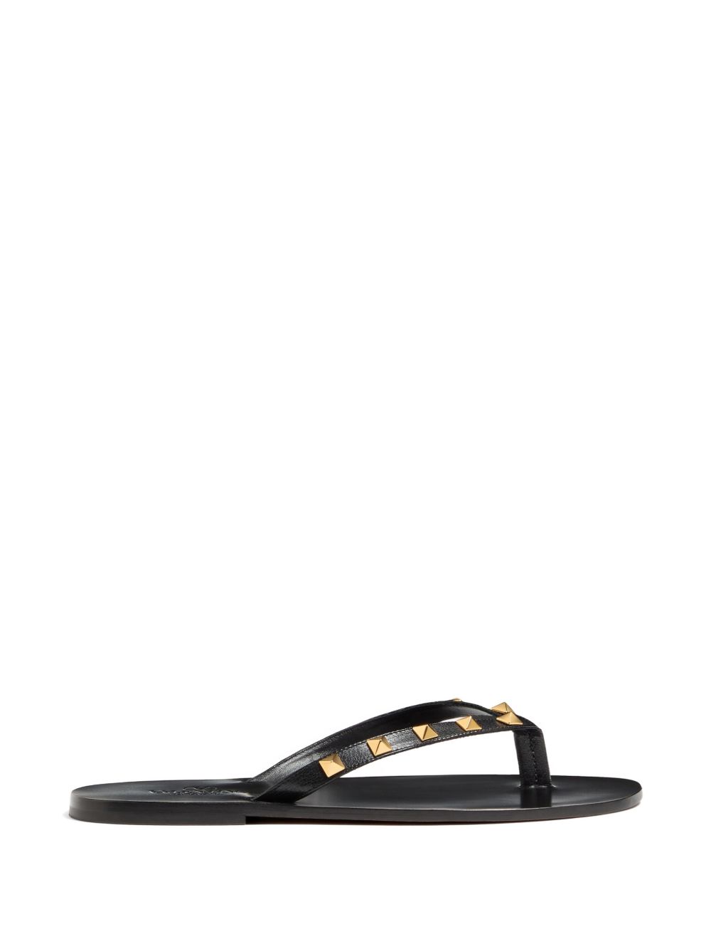Valentino Garavani Rockstud Leather Thong Sandals