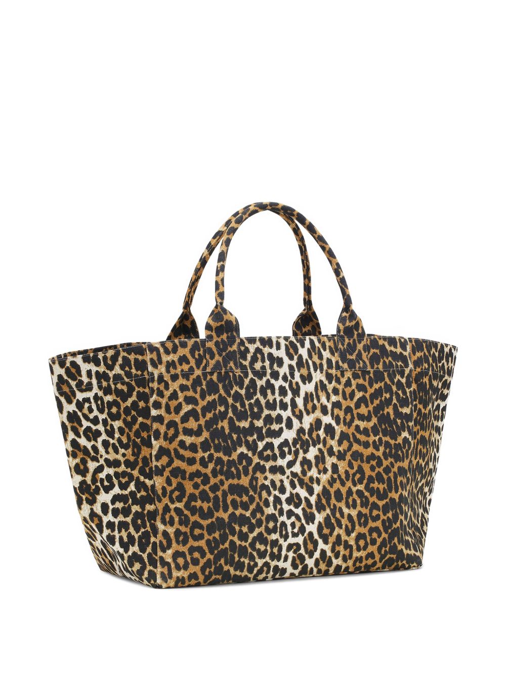 Ganni Xxl Cotton Tote Bag