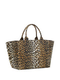 Ganni Xxl Cotton Tote Bag