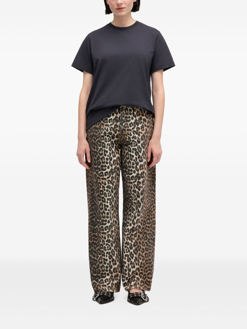 Ganni Organic Cotton Denim Jeans