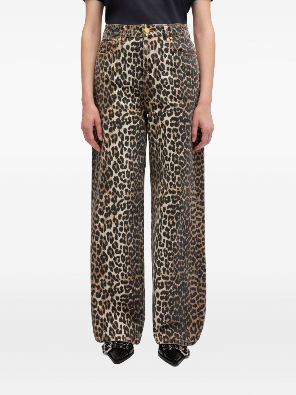 Ganni Organic Cotton Denim Jeans