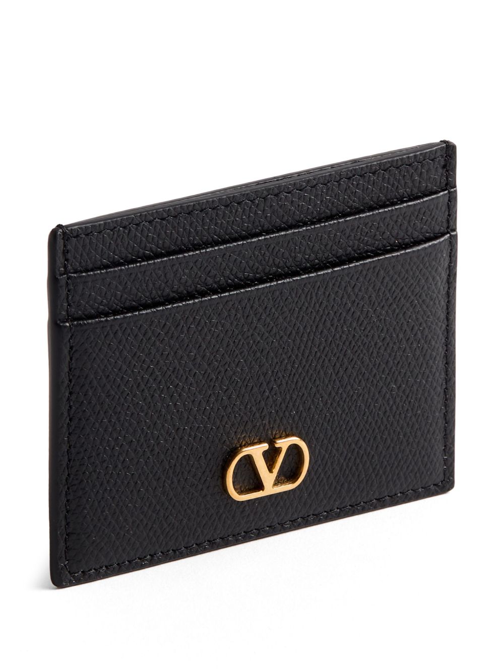 Valentino Garavani V Logo Signature Leather Card Case