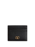 Valentino Garavani V Logo Signature Leather Card Case