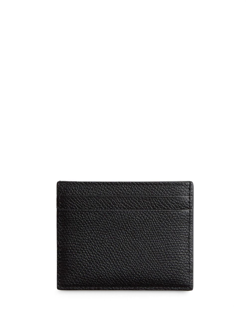 Valentino Garavani V Logo Signature Leather Card Case