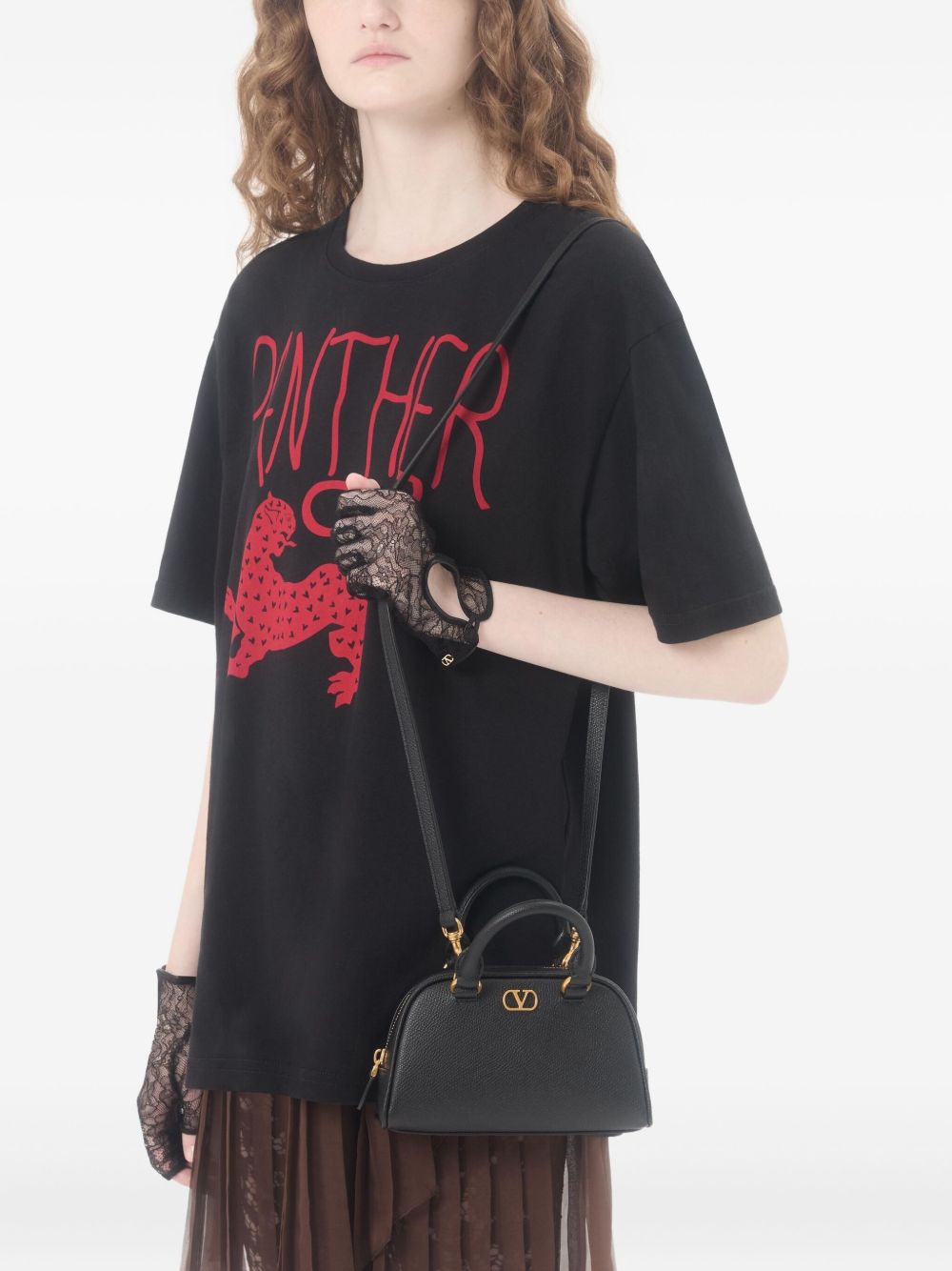 Valentino Garavani V Logo Signature Leather Mini Bag