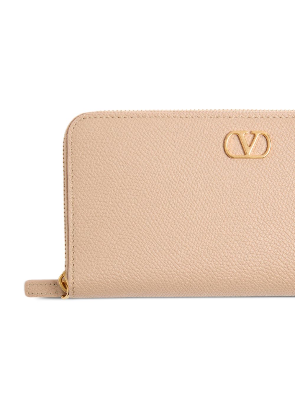 Valentino Garavani V Logo Signature Leather Wallet