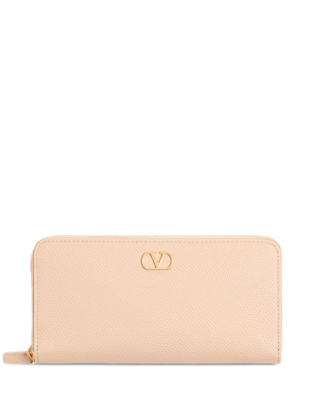 Valentino Garavani V Logo Signature Leather Wallet