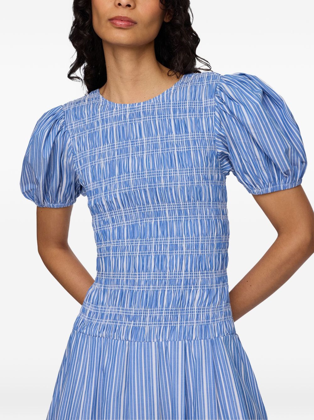 Ganni Organic Cotton Midi Dress