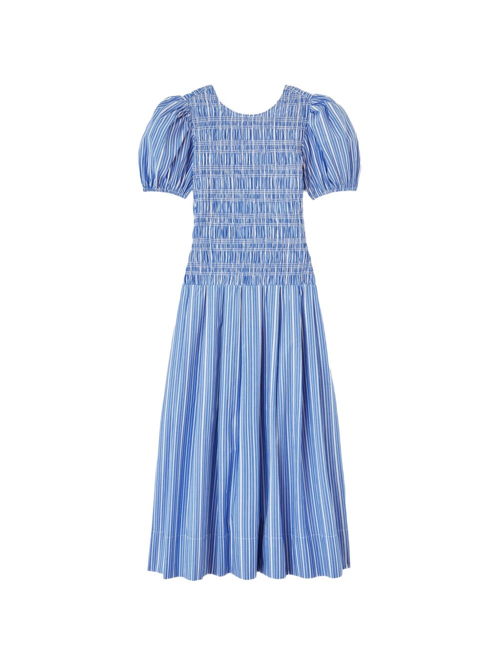 Ganni Organic Cotton Midi Dress