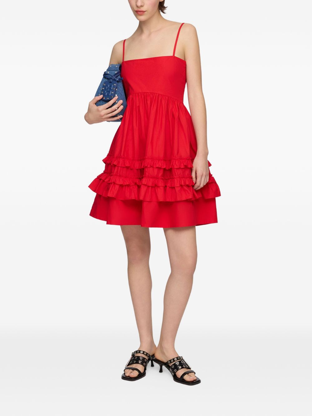 Ganni Organic Cotton Mini Dress