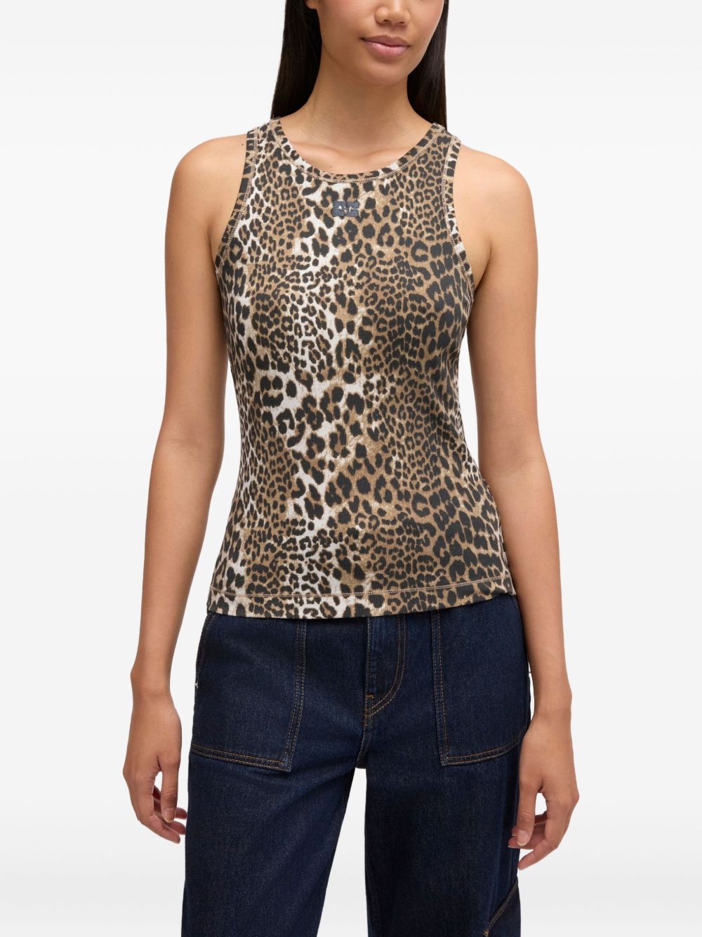 Ganni Organic Cotton Tank Top