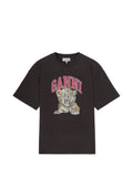 Ganni Printed Cotton T Shirt
