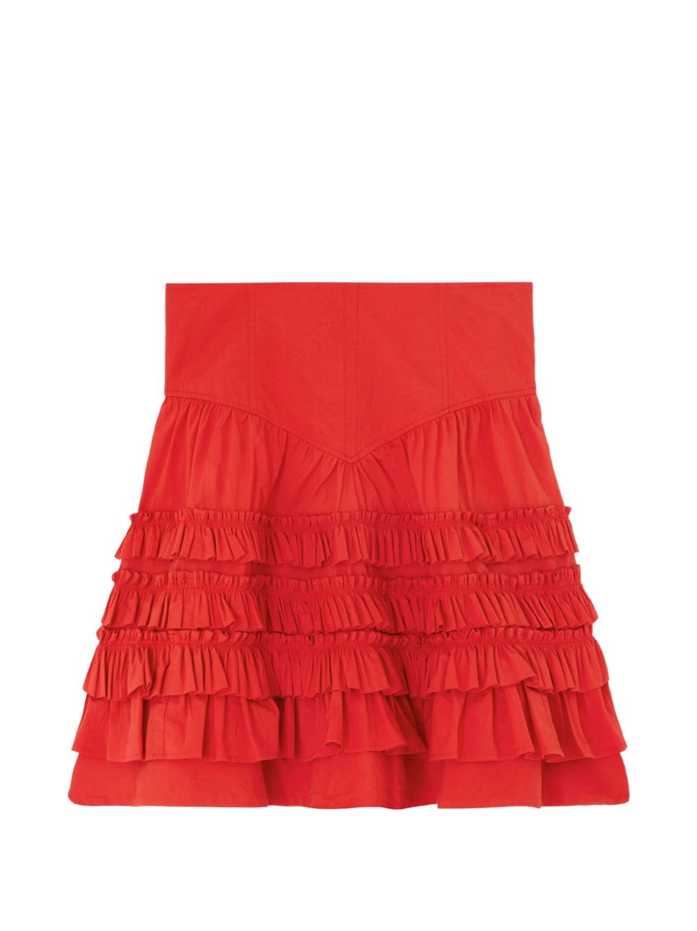 Ganni Organic Cotton Mini Skirt