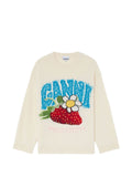 Ganni Wool Crewneck Sweater