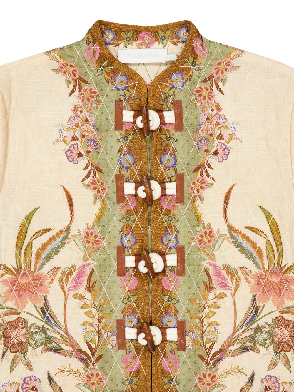 Zimmermann Indra Printed Cotton Jacket