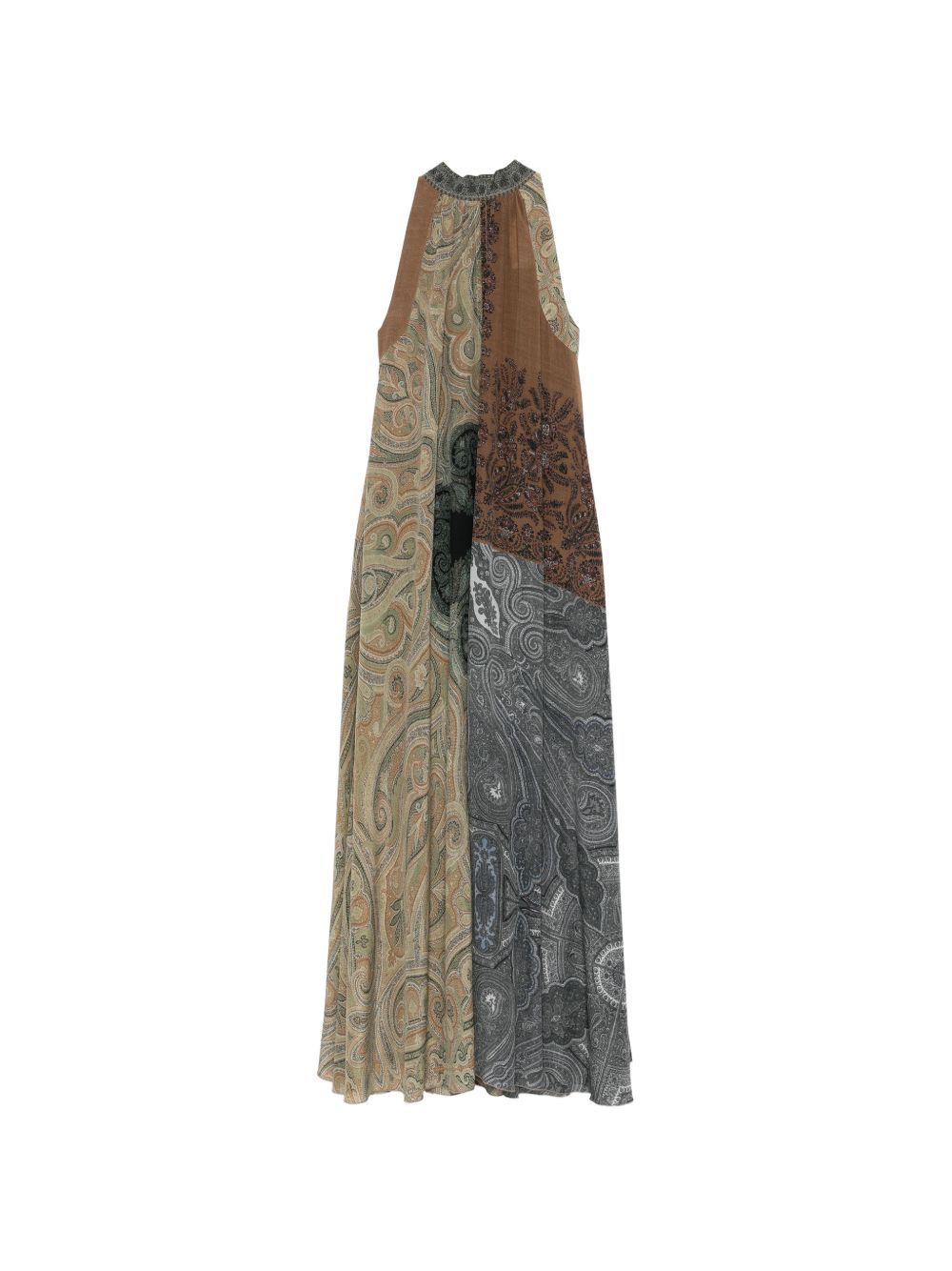 Pierre Louis Mascia Printed Silk Dress