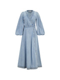 Zimmermann Indra Denim Midi Dress