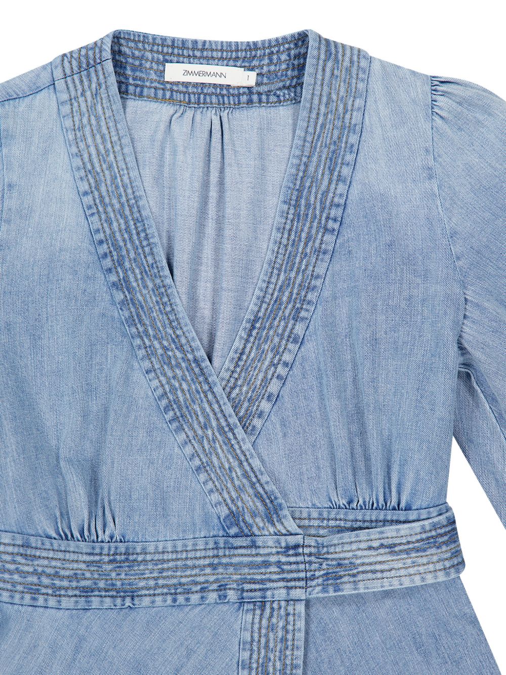 Zimmermann Indra Denim Midi Dress