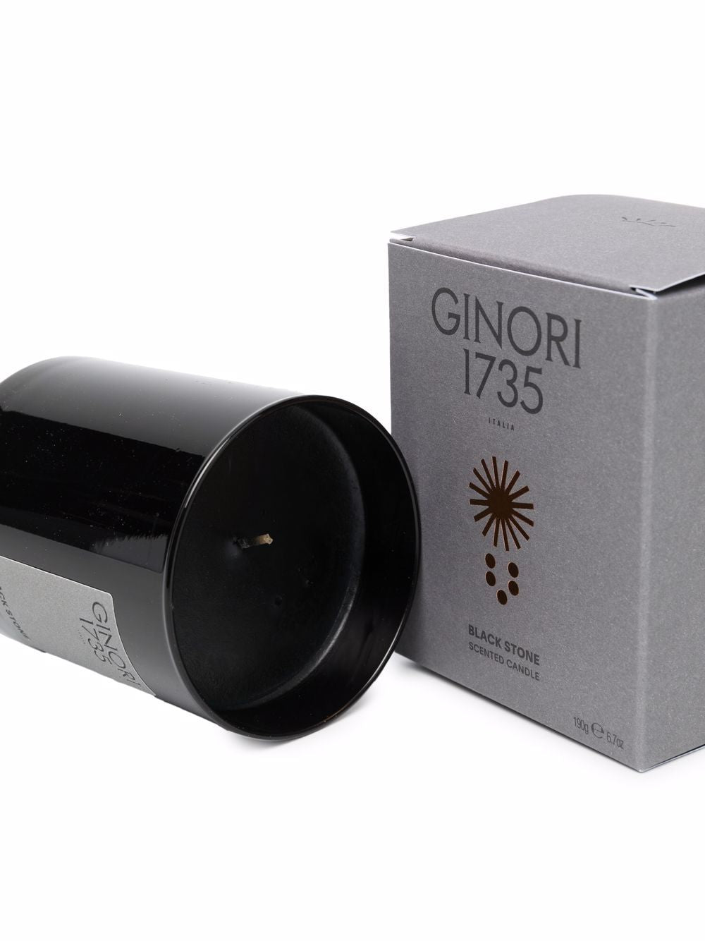 Ginori 1735 Lcdc Black Stone Refill Candle