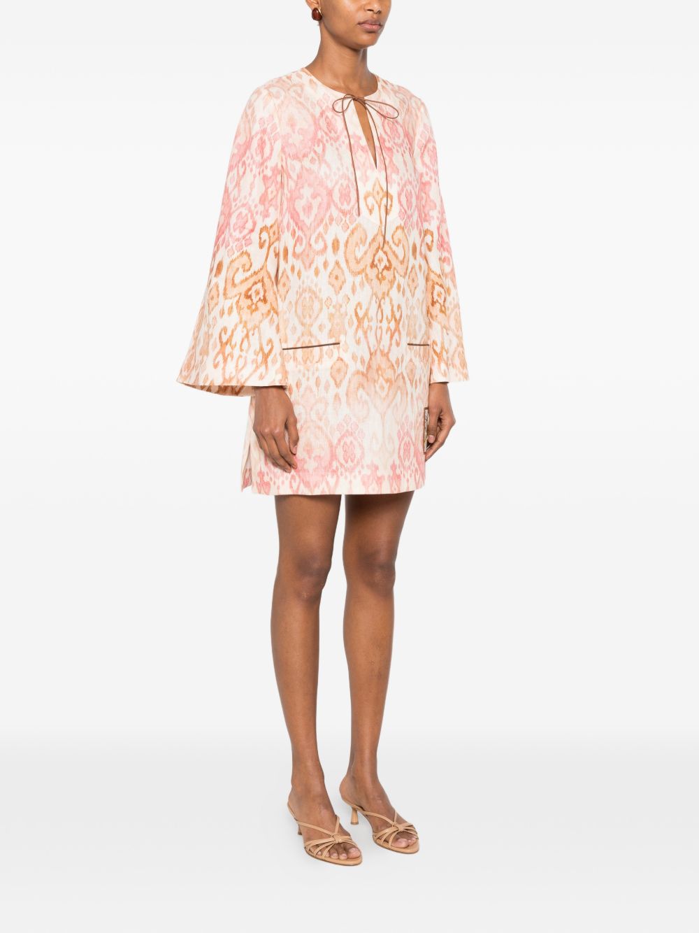 Zimmermann Aster Linen Mini Dress