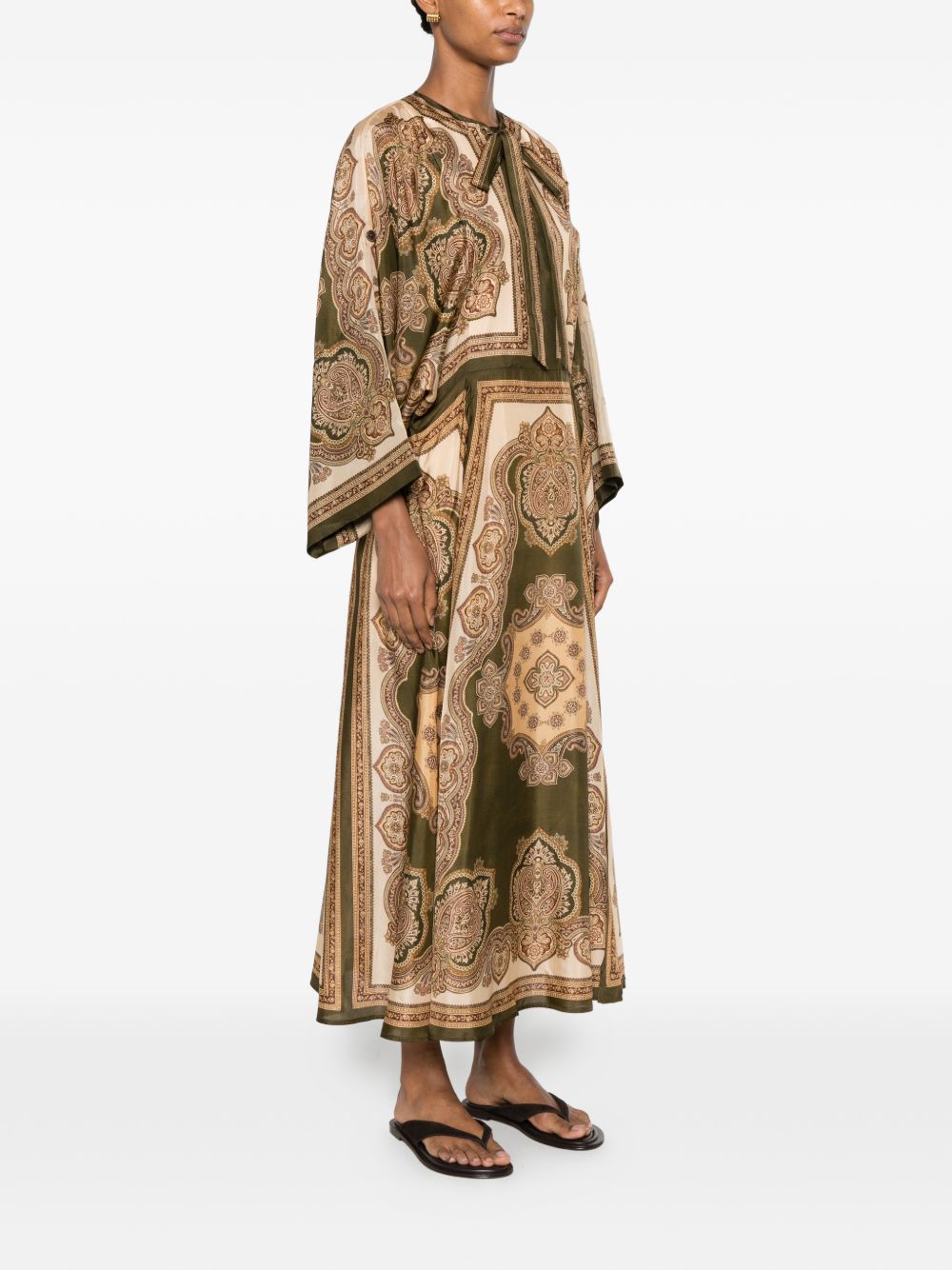 Zimmermann Mahon Silk Tunic Dress