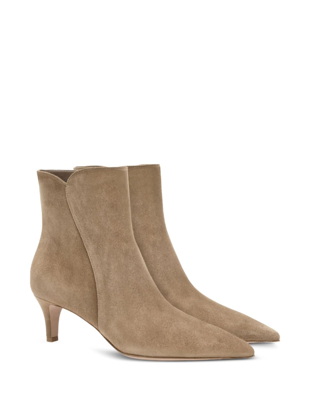 Gianvito Rossi Levy Suede Leather Boots
