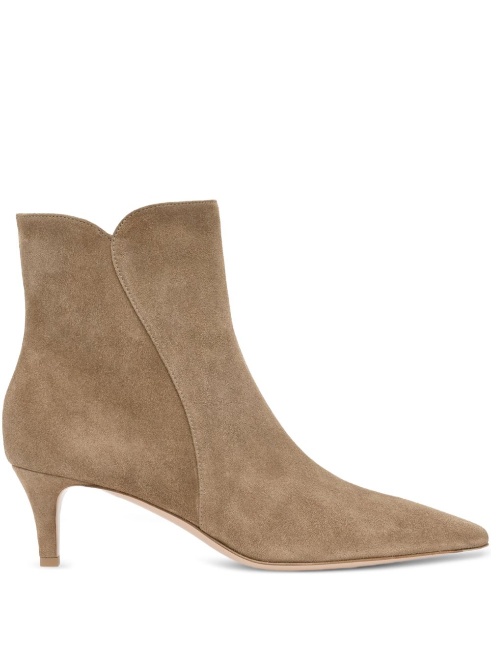 Gianvito Rossi Levy Suede Leather Boots